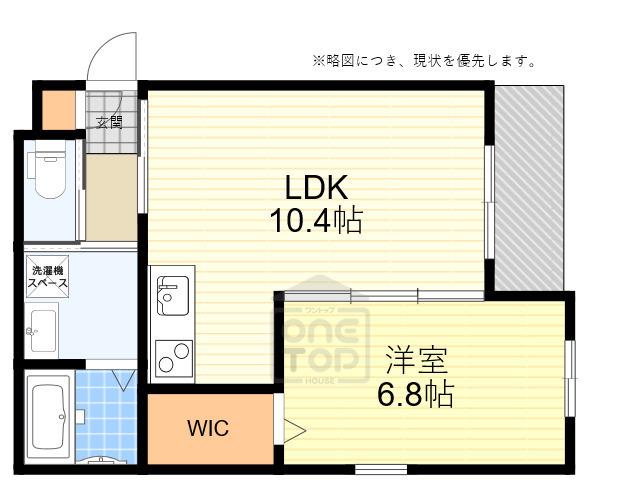 メゾン・アスカ(1LDK/2階)の間取り写真