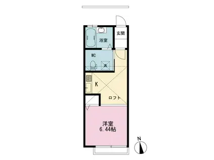 DAIYU8番館(1K/3階)の間取り写真