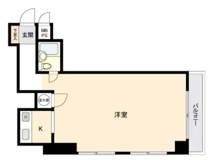 メイゾン麹町(ワンルーム/3階)の間取り写真