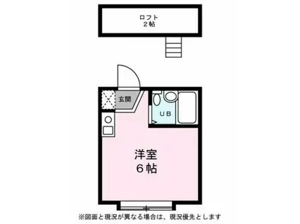 アーバンスクエア江原町C棟(ワンルーム/2階)の間取り写真