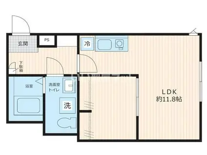 マイレジデンス上尾II(1LDK/3階)の間取り写真