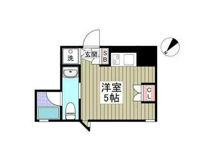 FARE中野VI(ワンルーム/2階)の間取り写真