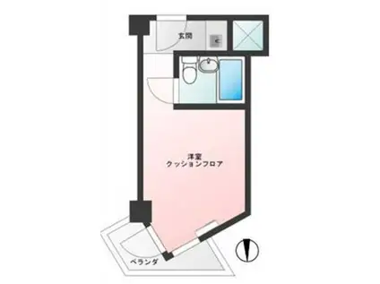 インペリアル御茶ノ水(ワンルーム/3階)の間取り写真