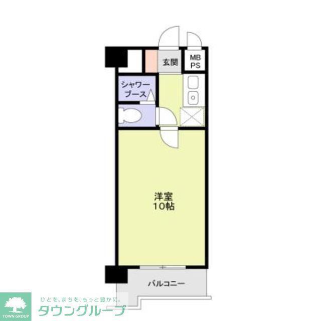 スミノ藤沢(1K/6階)の間取り写真