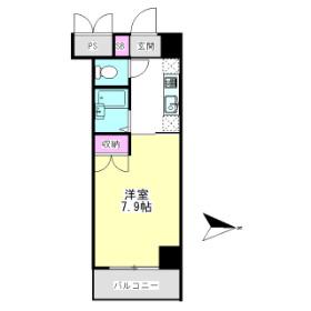 グランメール町田(1K/2階)の間取り写真