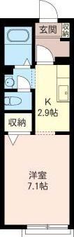 サンエムコーポ亀戸第3(1K/1階)の間取り写真