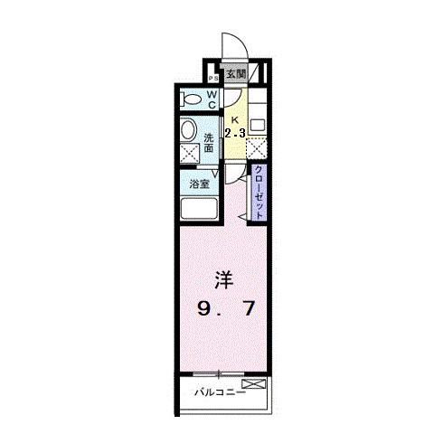 メゾン セレーナ(1K/3階)の間取り写真