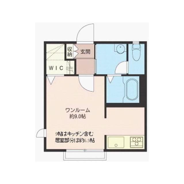 シャルム(ワンルーム/1階)の間取り写真