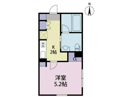 MDM武蔵小山II(1K/1階)の間取り写真