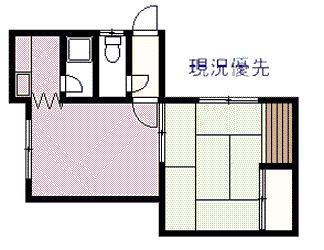 エルム豊岡(1DK/1階)の間取り写真