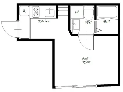 OPUS新丸子(1K/5階)の間取り写真