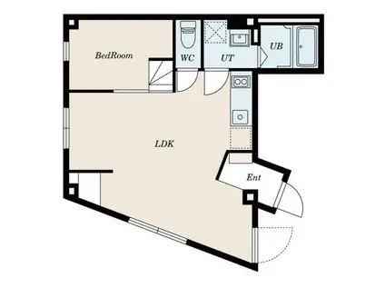 MAISON AUSTER(1LDK/2階)の間取り写真