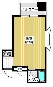 サンエス高石(ワンルーム/6階)の間取り写真