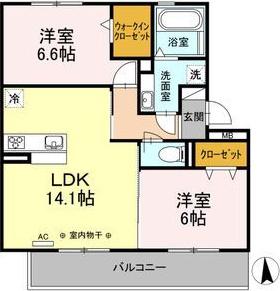 ルミエールSK(2LDK/3階)の間取り写真