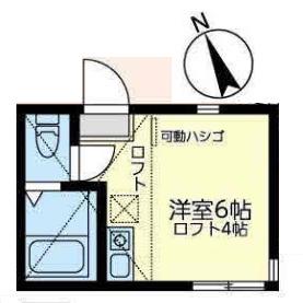 ユナイトみの沢ストロベリーパフェ(ワンルーム/1階)の間取り写真