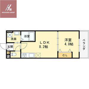 太平寺共同(1LDK/2階)の間取り写真