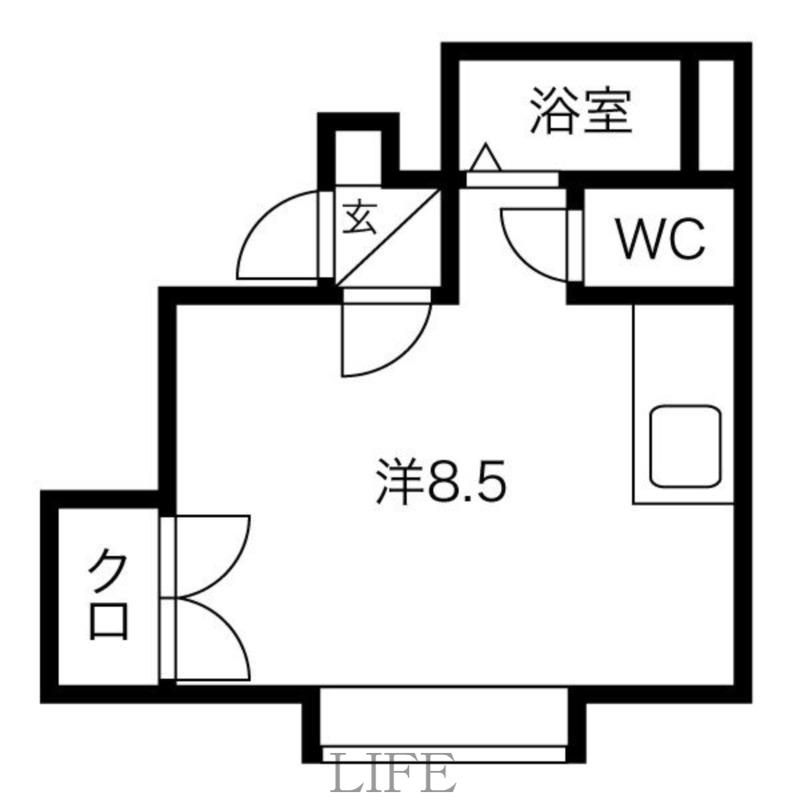 10BOX本郷(ワンルーム/2階)の間取り写真