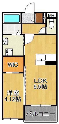 FIRST STEP KITAIZUMI(1LDK/3階)の間取り写真