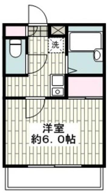 レオパレスシャルマン(1K/3階)の間取り写真