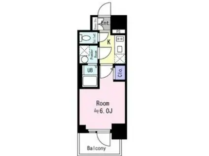 エスリード弁天町NOTRTH RESIDENCE(1K/10階)の間取り写真