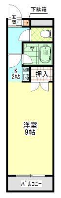 フォーサイトプラザ(1K/3階)の間取り写真