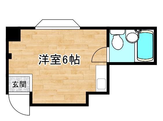 ノアーズアーク今里(ワンルーム/4階)の間取り写真