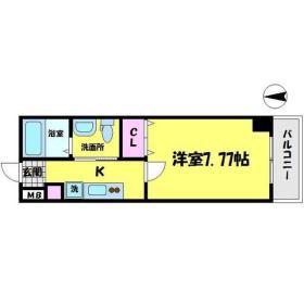 ウインズコート城東中央(1K/5階)の間取り写真