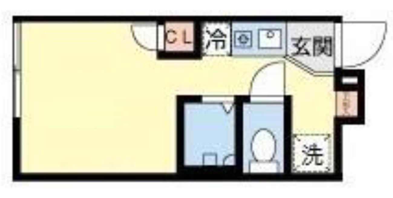 SARETEFELICI田園調布(ワンルーム/1階)の間取り写真