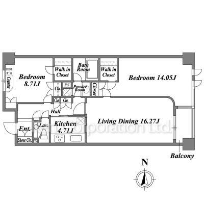DASH LIVING AOYAMA(2LDK/3階)の間取り写真