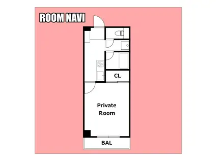 ハイム眉山(1K/1階)の間取り写真