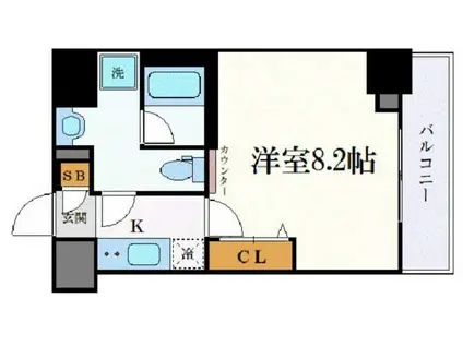 クレヴィスタ中野新橋(1K/5階)の間取り写真