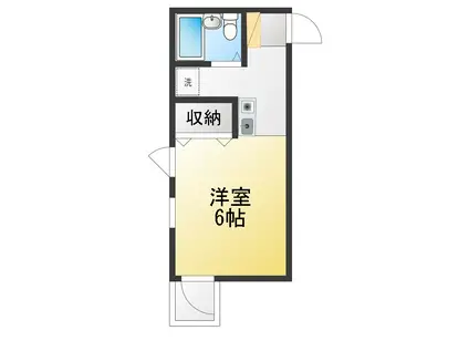 トキワメゾン(ワンルーム/2階)の間取り写真