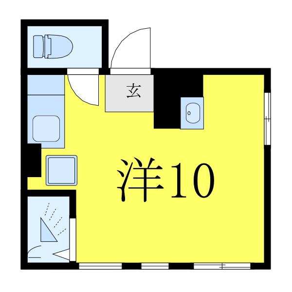 コミュニティ堀越(ワンルーム/4階)の間取り写真
