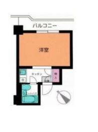 スクエア長者町(1K/10階)の間取り写真