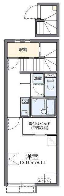 レオネクストやまと(1K/2階)の間取り写真