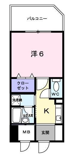 新横浜FSビル(1K/9階)の間取り写真
