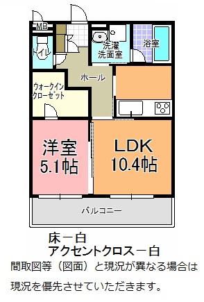 PREMIUM 30DOORS(1LDK/3階)の間取り写真