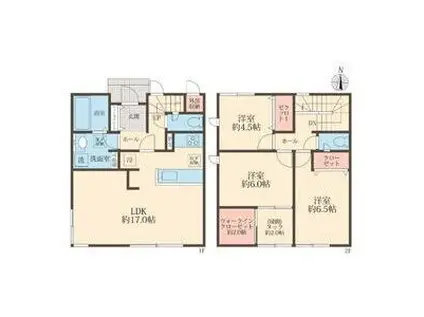 メゾン クレール(3SLDK)の間取り写真