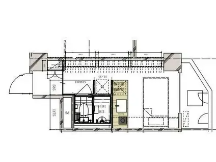 トラストバリュー不動前(ワンルーム/8階)の間取り写真