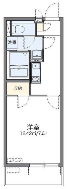 レオネクスト和光南MS(1K/2階)の間取り写真