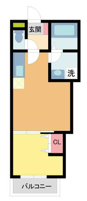 D PORTA ALOGGIO(1LDK/2階)の間取り写真