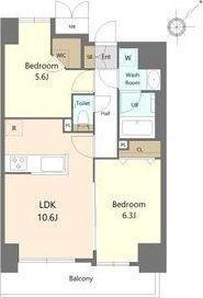 S-RESIDENCE大曽根BRESA(2LDK/10階)の間取り写真