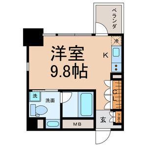 COZY名城公園(ワンルーム/4階)の間取り写真