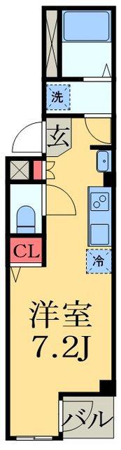 寿マンション(ワンルーム/4階)の間取り写真