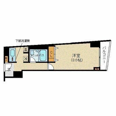 オーパスホームズ三田(1K/9階)の間取り写真