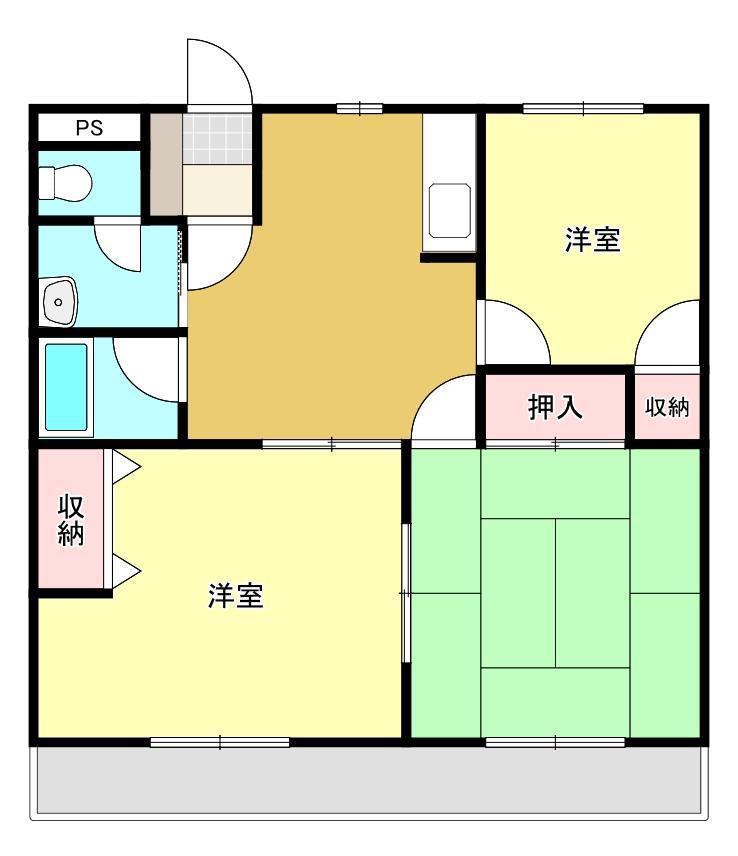 ビアン本間(3DK/5階)の間取り写真