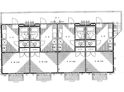 ドリームガーデン(1K/2階)の間取り写真