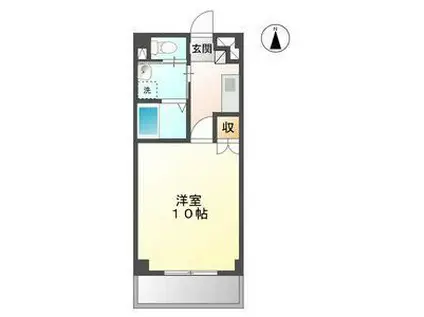 DI-3(1K/4階)の間取り写真