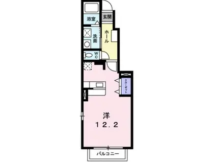 ノーブル・フォーシーズンA(ワンルーム/1階)の間取り写真