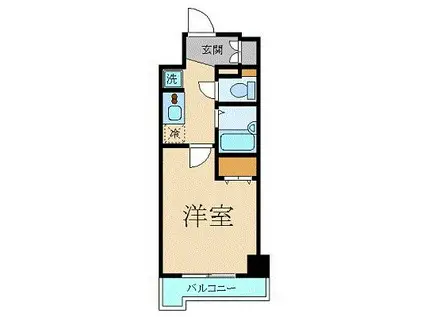 ミリオンプラザお茶の水(1K/12階)の間取り写真